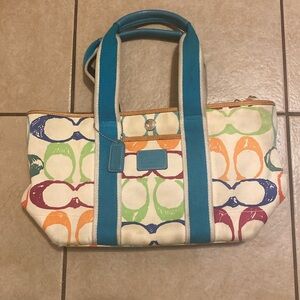 COACH Multi Color Nylon Bag